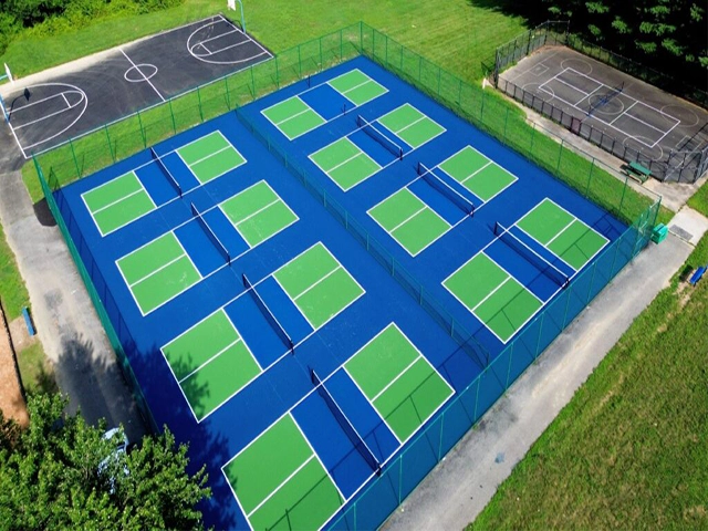Thi công pickleball 6 lớp MIXSPORTS tại Cà Mau